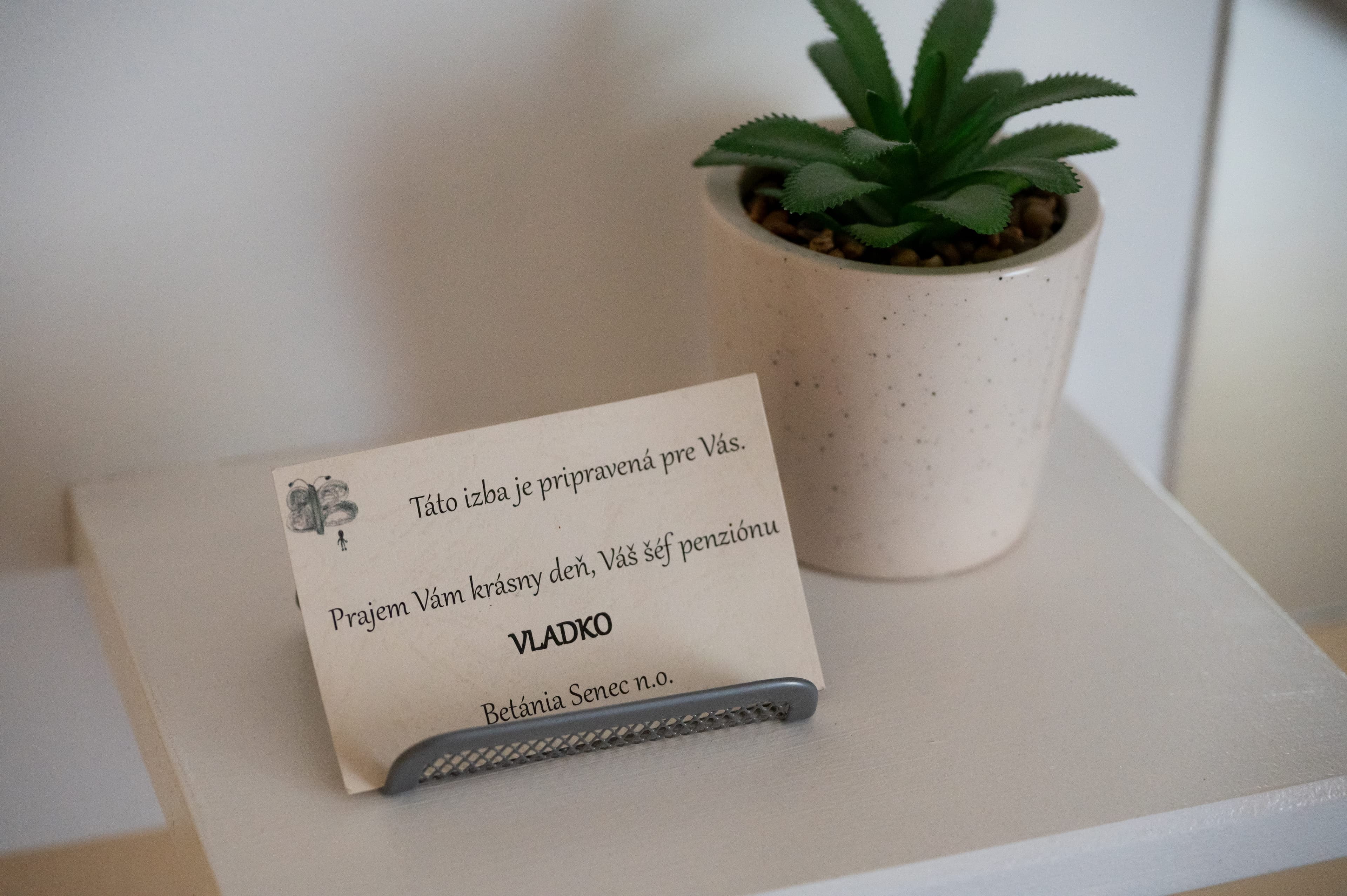 Terasa penziónu Betánia